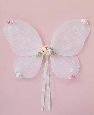 Fairy wings. White & pink