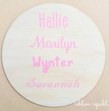 Personalised name plaque. PINK & GOLD